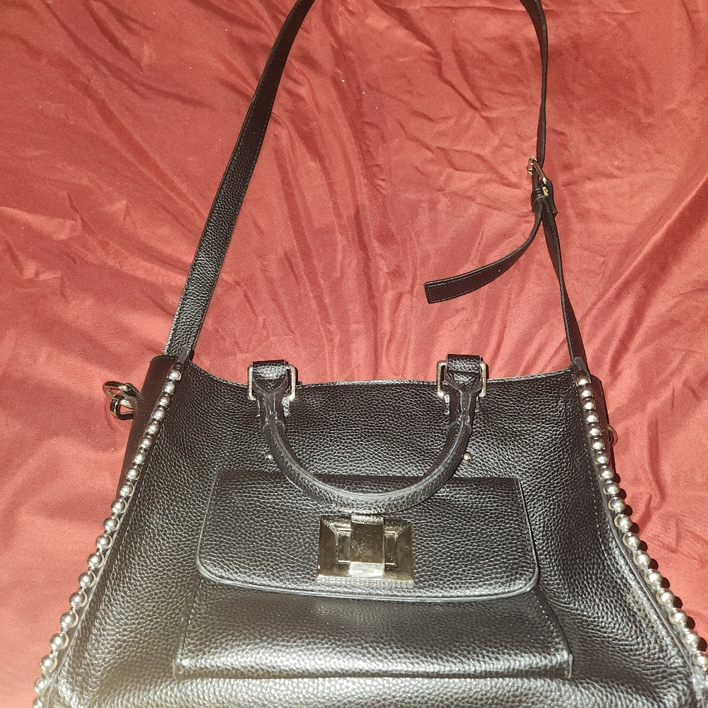 Steve Madden Satchel Bag Purse Black